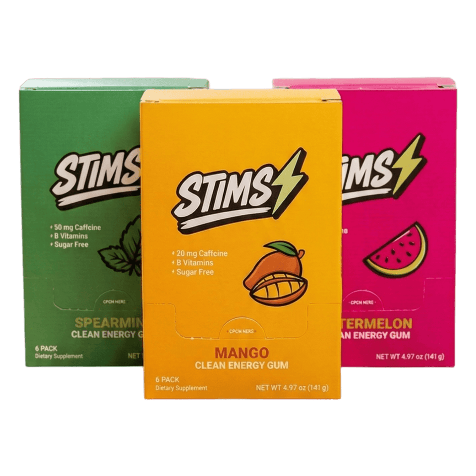 STIMS® ENERGY GUM - DISCOVERY BUNDLE - Stims Energy Gum