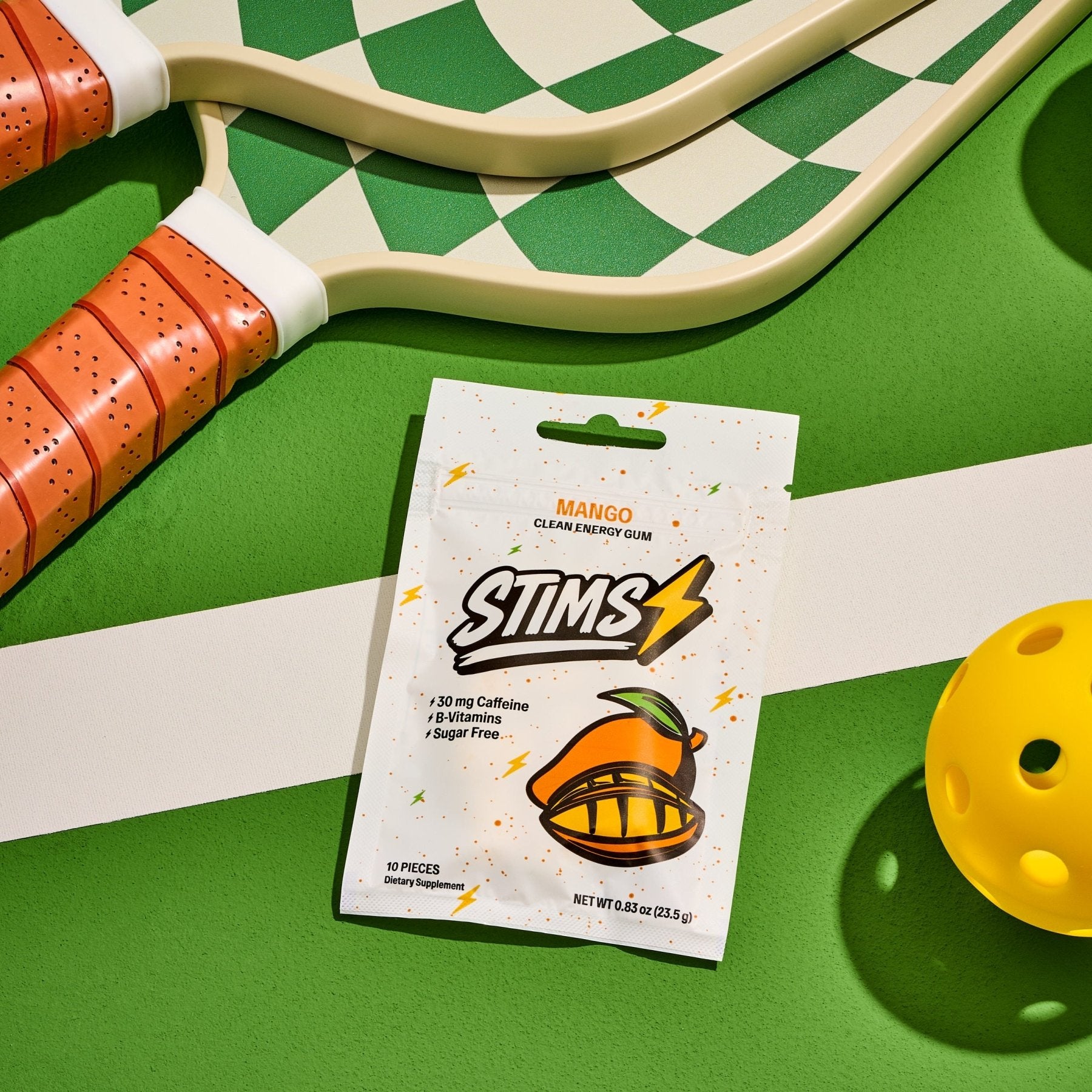 STIMS® MANGO ENERGY GUM - Stims Energy Gum