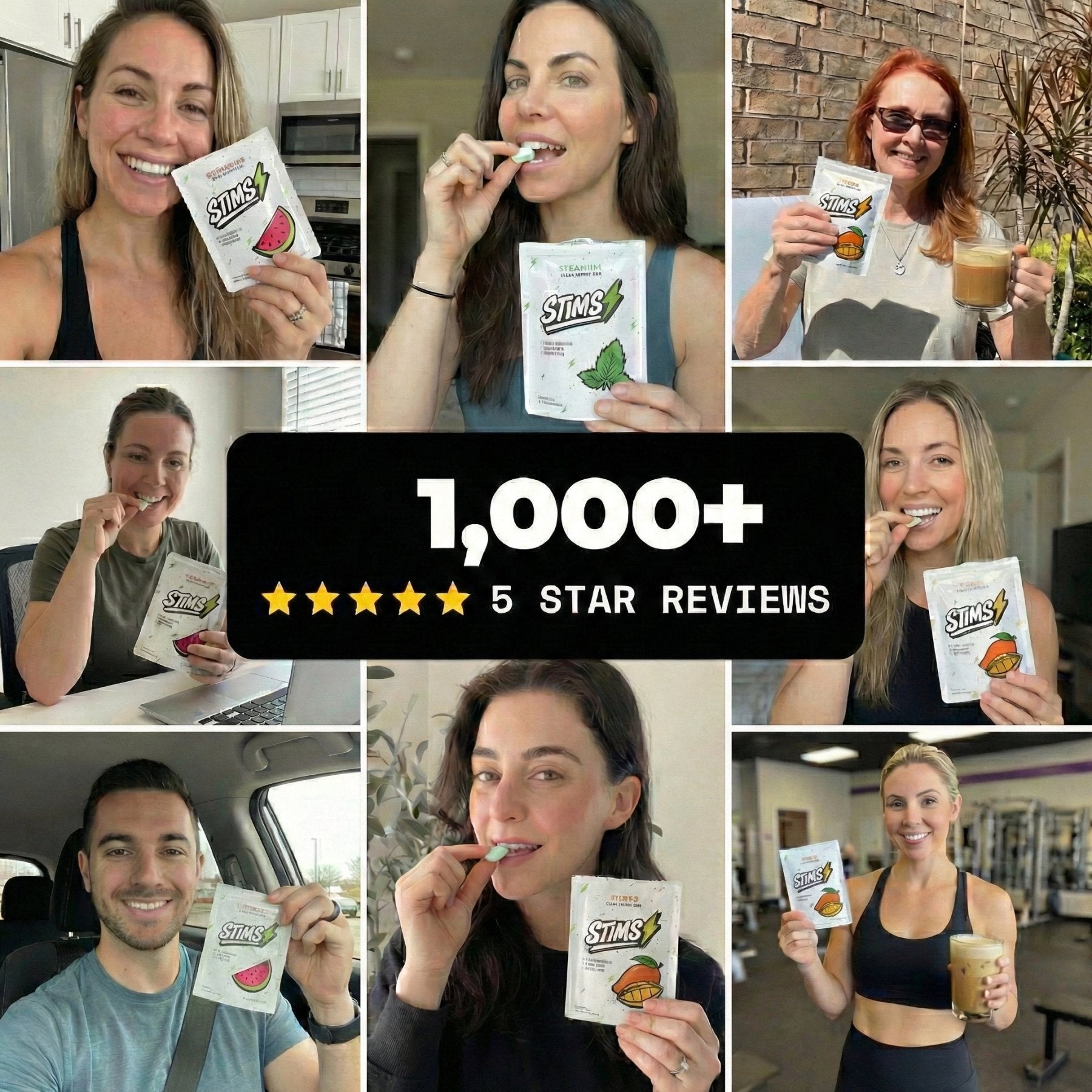 STIMS® SPEARMINT ENERGY GUM - Stims Energy Gum